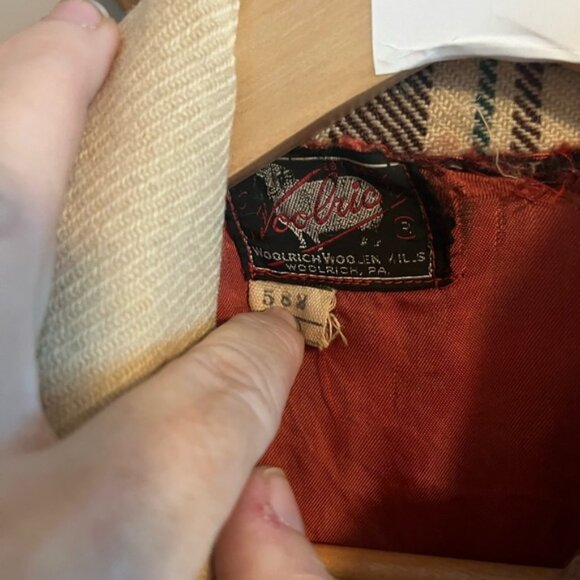 Vintage Woolrich full zip wool jacket awesome plaid lots of pockets M unisex - Picture 3 of 11